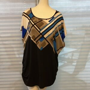 Stylish Geometric Print Women's Top